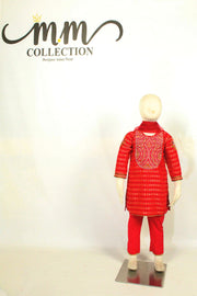 Applique Magic: Frock with Gota Dupatta, Lace Shalwar & Appliques (Teens) - M.M Collection - 