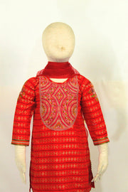 Applique Magic: Frock with Gota Dupatta, Lace Shalwar & Appliques (Teens) - M.M Collection - 