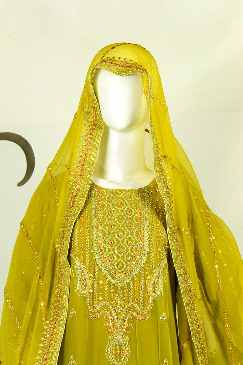 Gota & Applique Ensemble: Embrace Tradition for Mehendi Night - M.M Collection - 