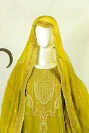 Gota & Applique Ensemble: Embrace Tradition for Mehendi Night - M.M Collection - 