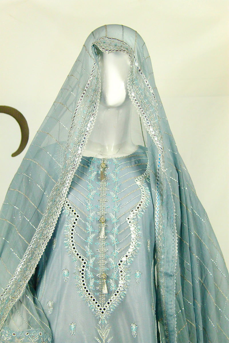 Gota Kinari & Silver Ensemble: Embrace Eastern Elegance - M.M Collection - 