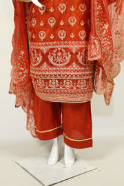 Machini Dupatta & Shameez Work Kameez: Exquisite Ensemble - M.M Collection - 